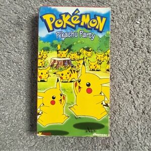 POKEMON: PIKACHU PARTY VHS (1998) Tested & Working